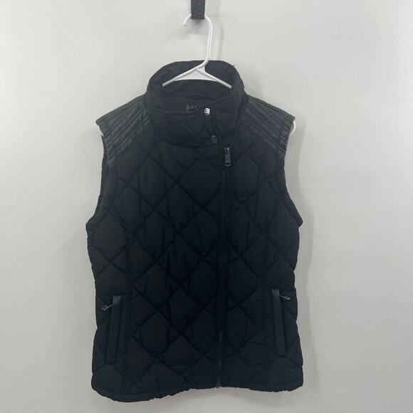 Marc New York Andrew Marc Performance Black Puffer Vest size Large - Picture 1 of 8